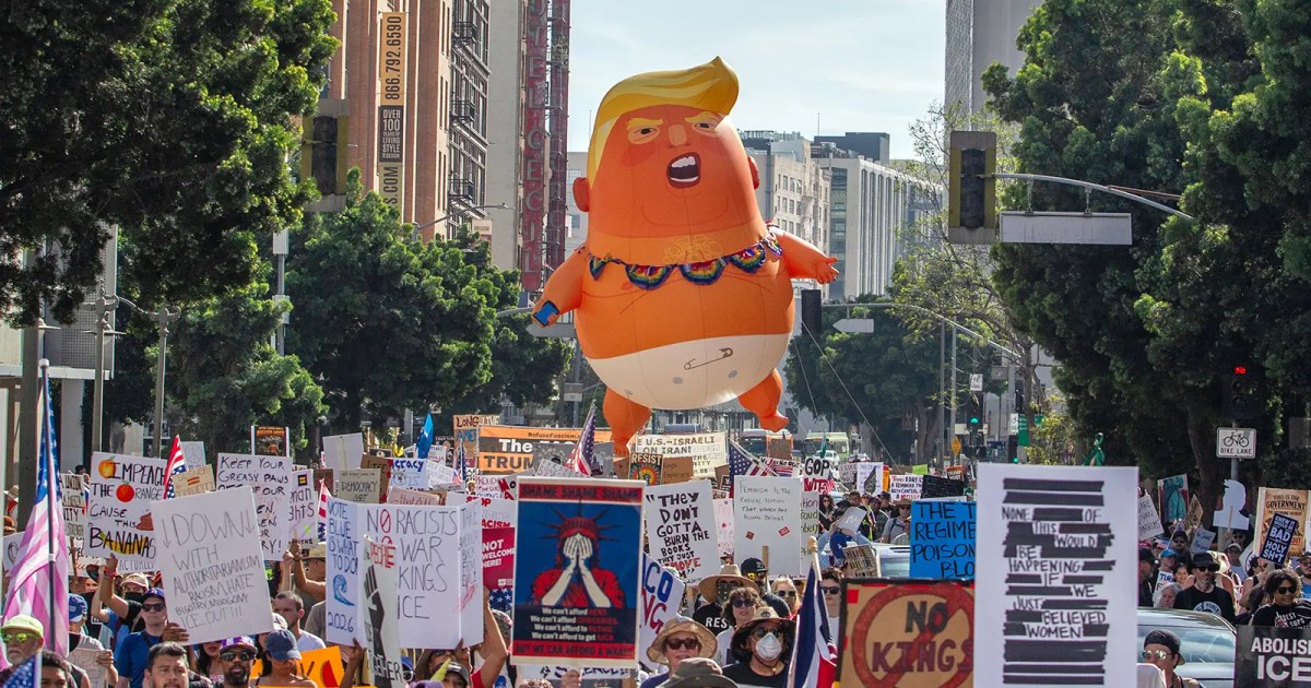 What’s missing at No Kings? The Republicans who say they’re fed up with Trump. What’s missing at No Kings? The Republicans who say they’re fed up with Trump.