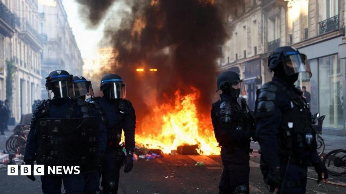 Macron calls for 'calm and order' after riots across France Macron calls for 'calm and order' after riots across France