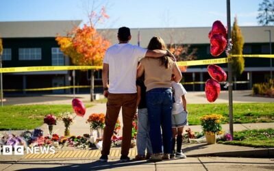 Oregon teacher fought school attacker before armed dad shot suspect 'multiple times' Oregon teacher fought school attacker before armed dad shot suspect 'multiple times'